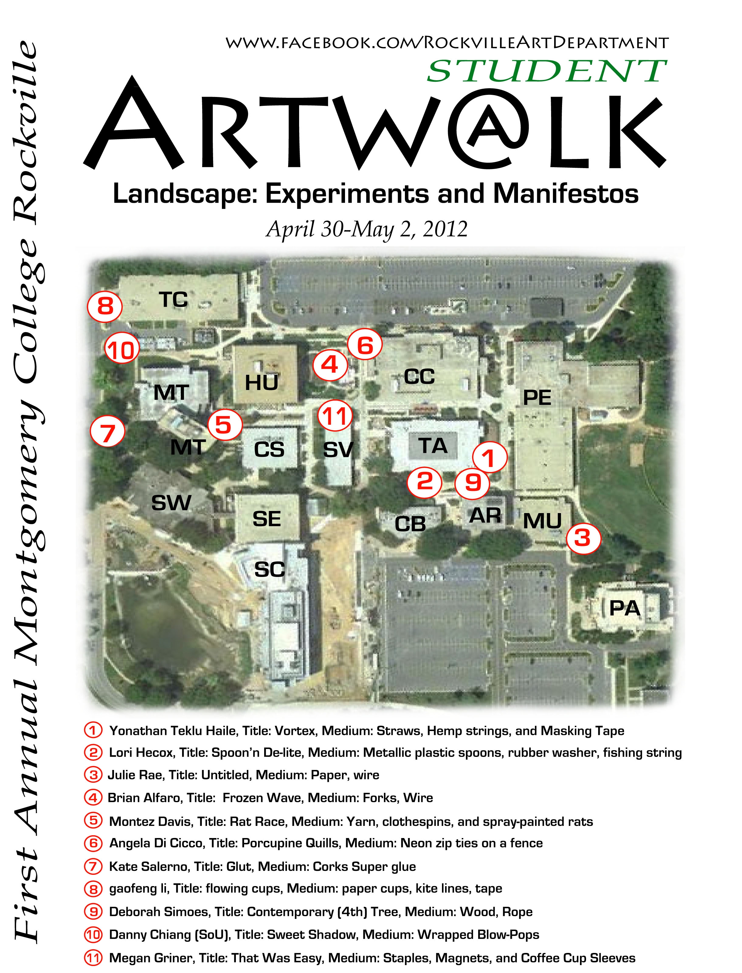 Last Chance to Walk the Rockville Campus and See the Student Art