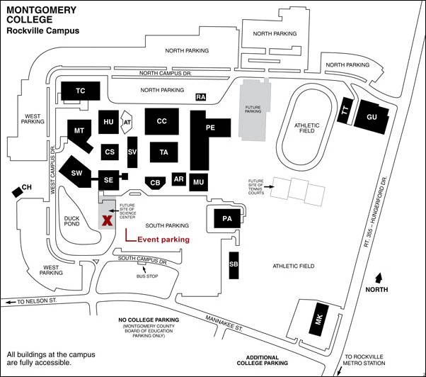 Mc Rockville Campus Map