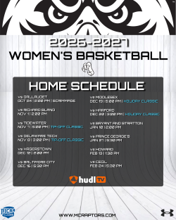 Women's Basketball 2026-2027 Home Game Schedule