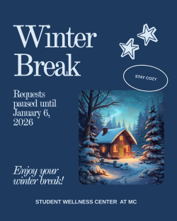 Winter Break Service Update - OTC Contraception online requests