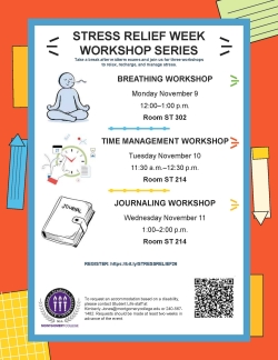 Stress Relief Week Workshop Series