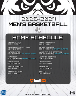 Men's Basketball 2026-2027 Home Game Schedule
